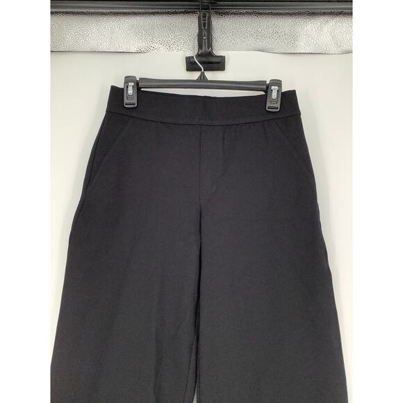 Sanctuary Women's Medium Black Runway Wide Leg High Rise Trouser Pull On G11-18 - Picture 3 of 7